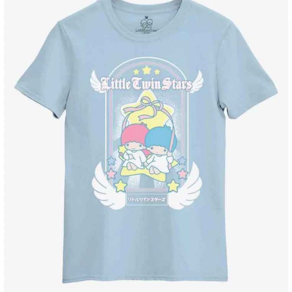 Little Twin Stars Angel Boyfriend Fit T-Shirt